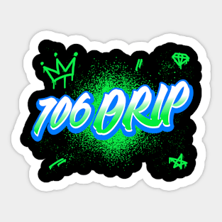 706 DRIP Sticker